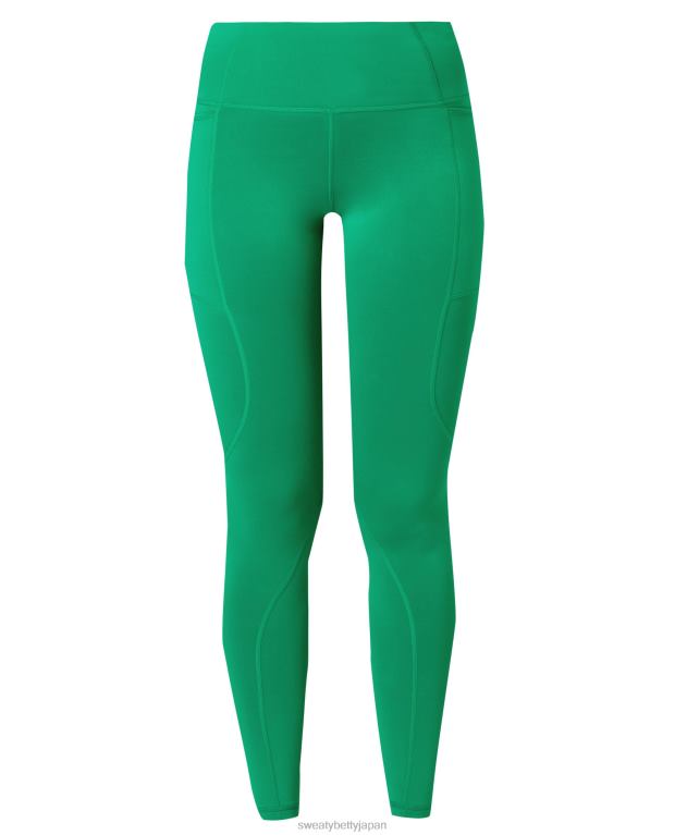 Sweaty Betty 女性 サーマ ブースト 2.0 ランニング レギンス L4RHF699 衣類 エレクトログリーン