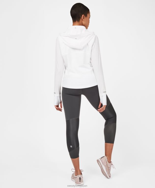 Sweaty Betty 女性 ファストトラックランニングジャケット L4RHF1046 衣類 白