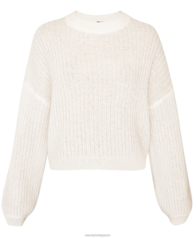 Sweaty Betty 女性 ヘラオープンバックセーター L4RHF278 衣類 リリーホワイト