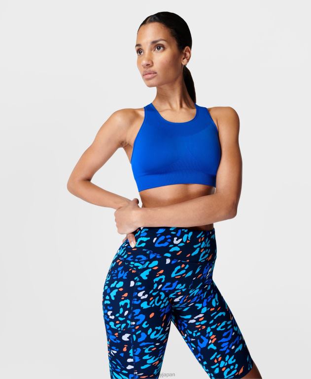 Sweaty Betty 女性 スタミナスポーツブラ L4RHF458 衣類 ライトニングブルー