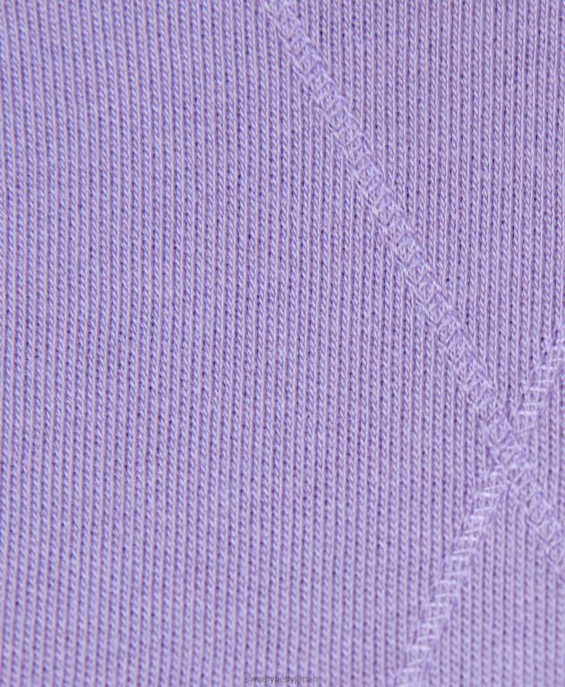 Sweaty Betty 女性 放課後延縄スウェットシャツ L4RHF48 衣類 仮想紫紫