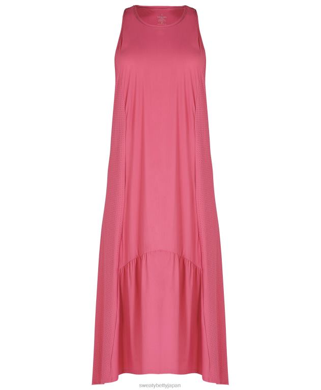 Sweaty Betty 女性 エクスプローラーエース ミディドレス L4RHF512 衣類 アドベンチャーピンク