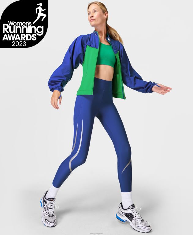 Sweaty Betty 女性 無重力イルミネーションランニングレギンス L4RHF520 衣類 ライトニングブルー