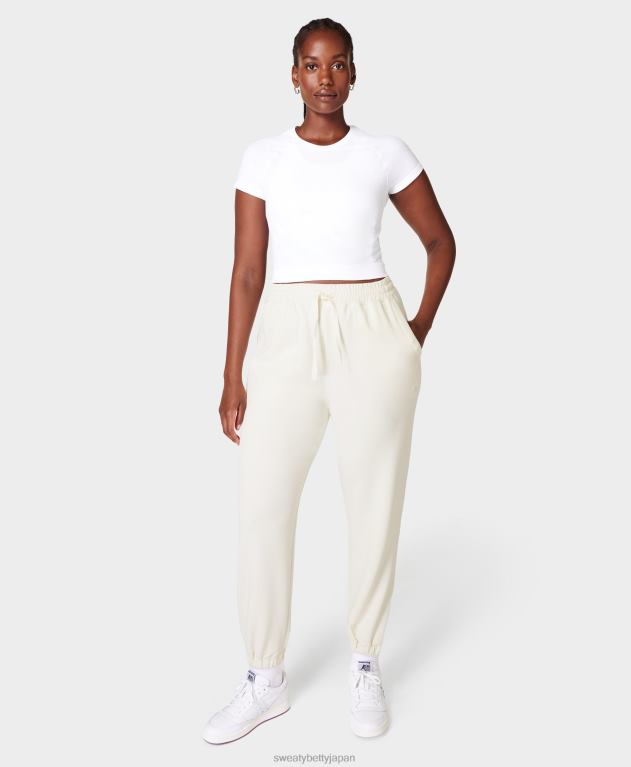 Sweaty Betty 女性 サンドウォッシュ カフスパンツ L4RHF567 衣類 スタジオホワイト