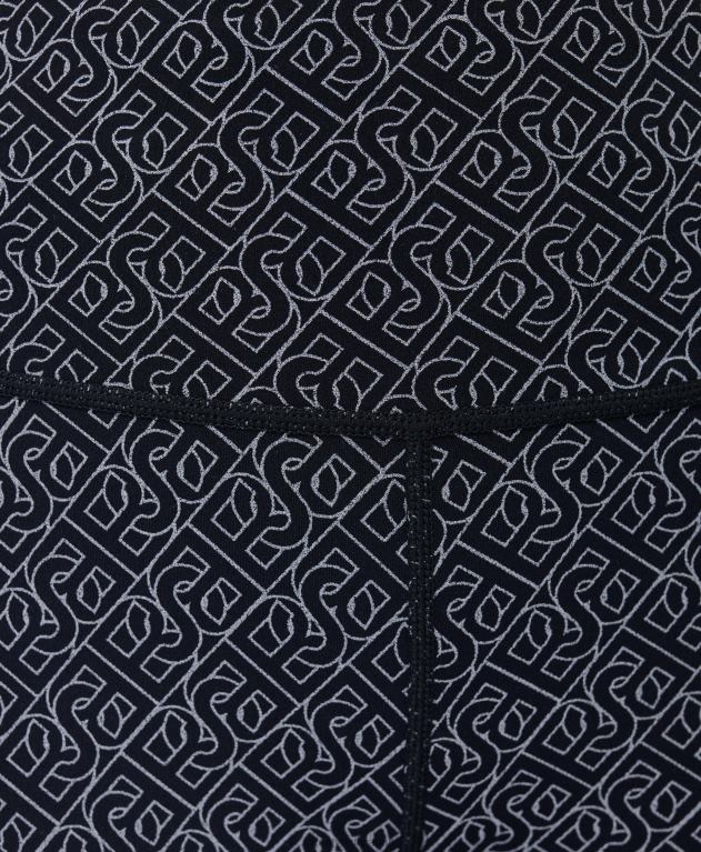 Sweaty Betty 女性 パワー反射ワークアウトレギンス L4RHF574 衣類 ブラックチェーン反射プリント