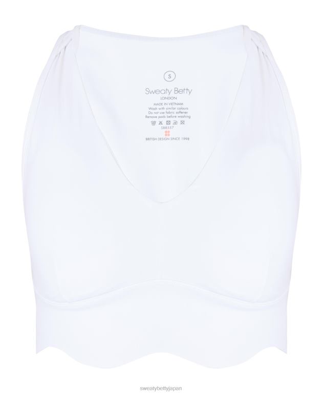 Sweaty Betty 女性 パワーコンタープランジブラ L4RHF580 衣類 白