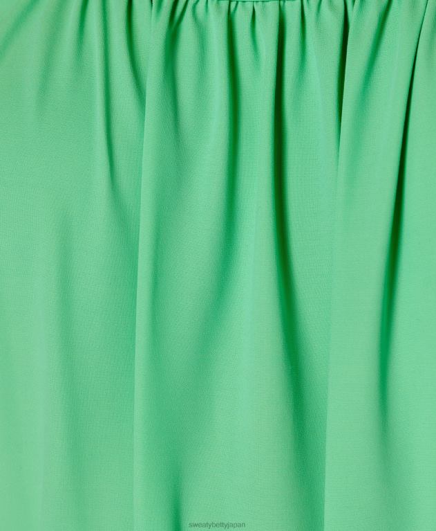 Sweaty Betty 女性 エクスプローラーストラップサマードレス L4RHF594 衣類 緑色に放射する