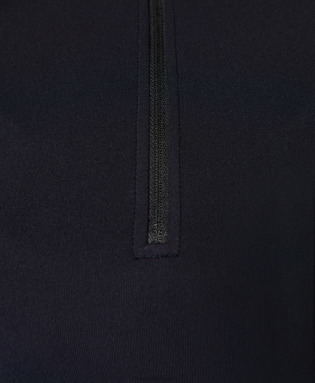 Sweaty Betty 女性 アスリートシームレスハーフジップ長袖トップ L4RHF598 衣類 黒