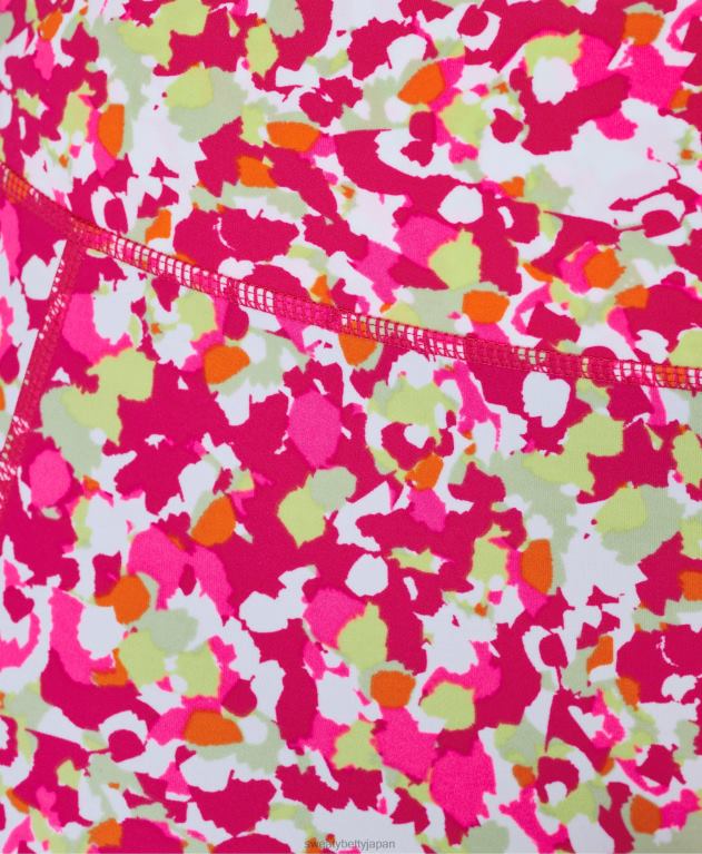 Sweaty Betty 女性 パワートレーニングレギンス L4RHF62 衣類 ピンクのダブプリント
