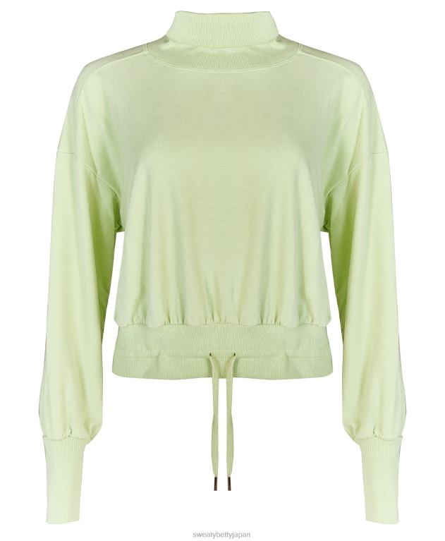 Sweaty Betty 女性 メロディラックスフリースプルオーバー L4RHF653 衣類 ルーセントグリーン