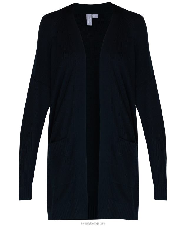 Sweaty Betty 女性 ソレス カシミアブレンド カーディガン L4RHF759 衣類 黒
