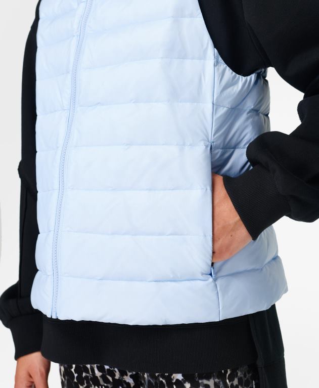 Sweaty Betty 女性 パスファインダーパッカブルベスト L4RHF784 衣類 ブリーズブルー