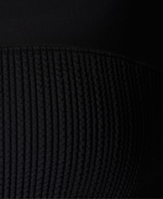 Sweaty Betty 女性 カプリ シワ加工 スクエアネック 水着 L4RHF880 衣類 黒