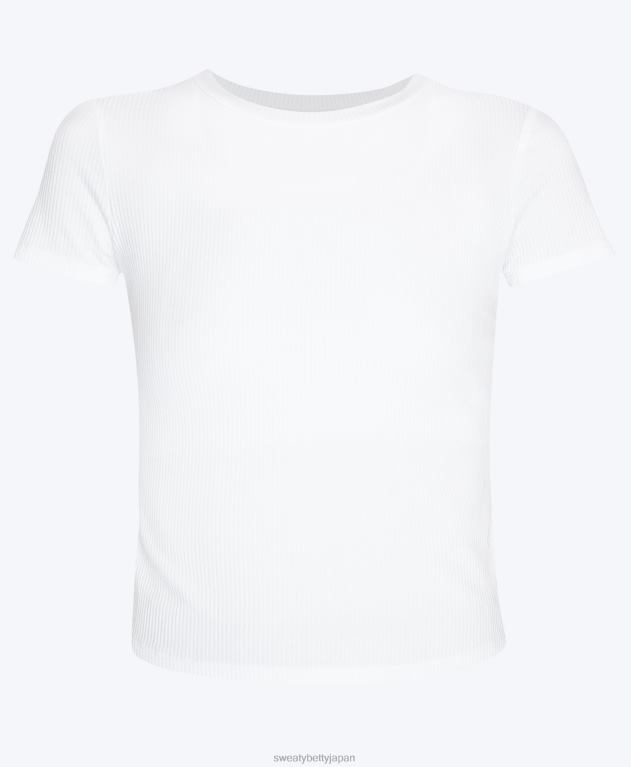 Sweaty Betty 女性 ハーパー半袖Tシャツ L4RHF264 衣類 白